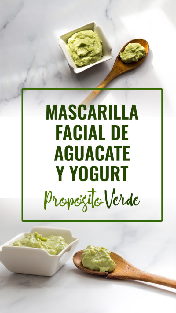 DIY Mascarilla facial de aguacate y yogurt “AvoYogurt Mask” Especial para hidratar y aclarar el cutis.