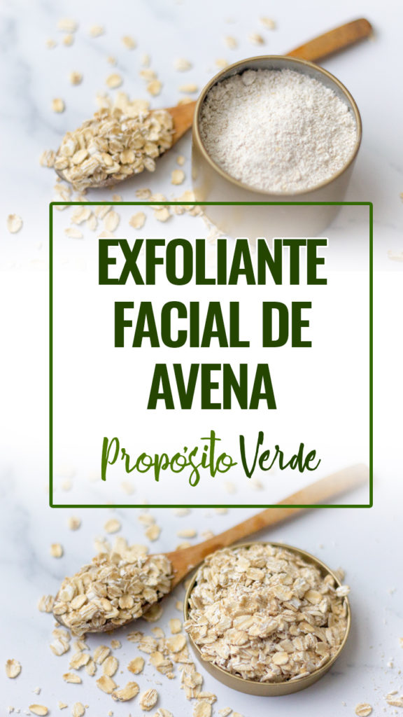 Exfoliante facial de avena